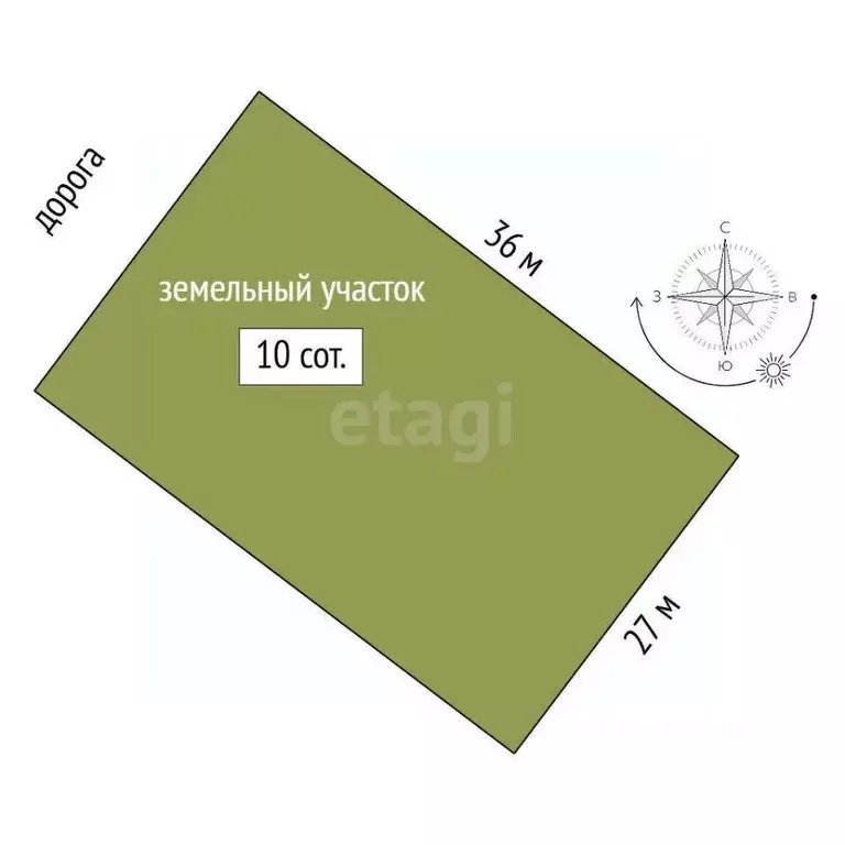 Участок в Крым, Феодосия ул. И. Малышева (10.0 сот.) - Фото 2