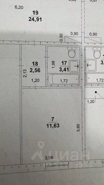 Комната Ульяновская область, Ульяновск Верхнеполевая ул., 15 (12.0 м) - Фото 2