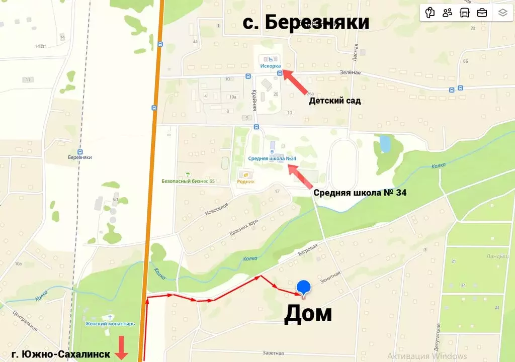 Дом в село Березняки, Зенитная улица (110 м) - Фото 2