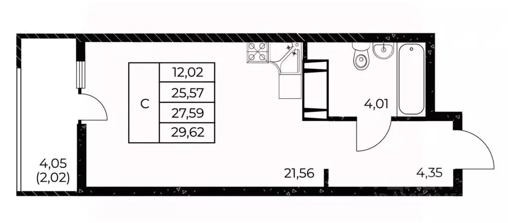 Студия Ростовская область, Ростов-на-Дону Звезда Столицы 2 жилой ... - Фото 0