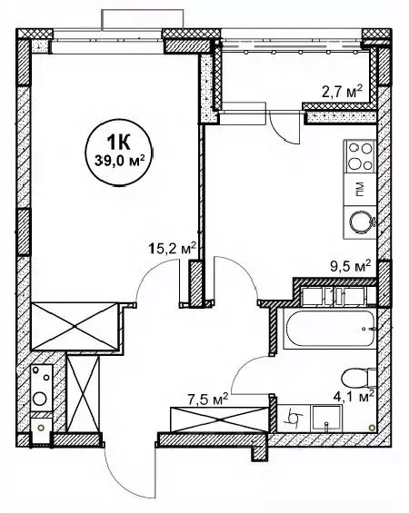 1-к кв. Нижегородская область, Нижний Новгород пос. Cовхоза Цветы,  ... - Фото 0