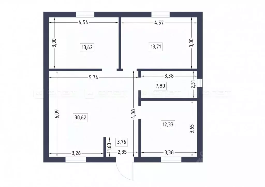 Дом в Татарстан, Пестречинский район, Богородское с/пос, д. Куюки ул. ... - Фото 2