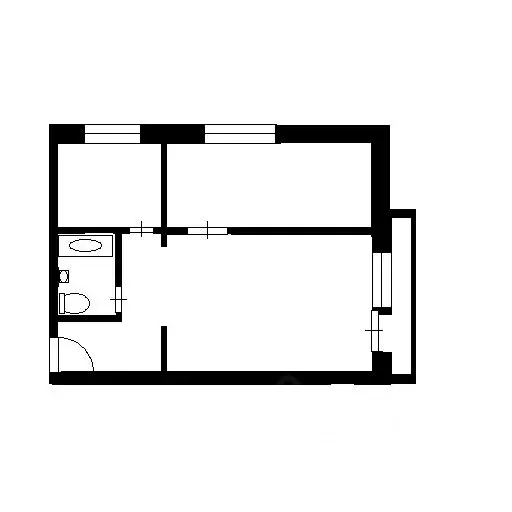 2-к кв. Челябинская область, Златоуст ул. 40-летия Победы, 14А (39.1 ... - Фото 1