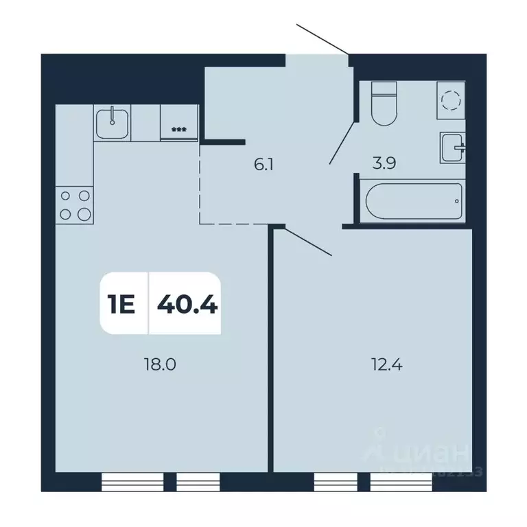 1-к кв. Ростовская область, Ростов-на-Дону Северный мкр, ул. ... - Фото 1