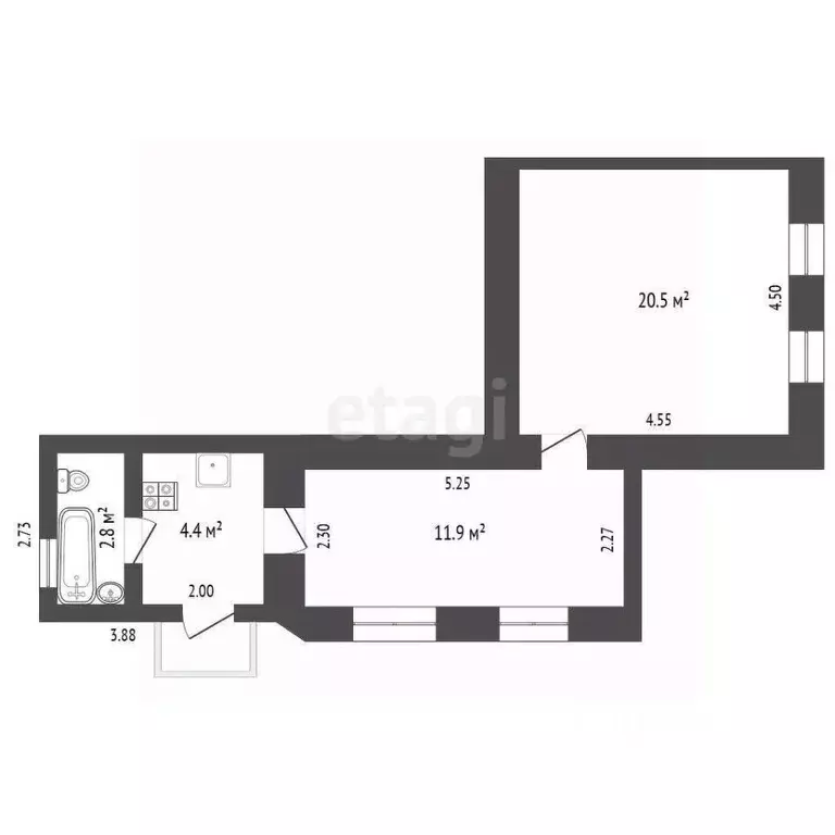 2-к кв. Крым, Феодосия ул. Красноармейская, 3 (39.6 м) - Фото 2