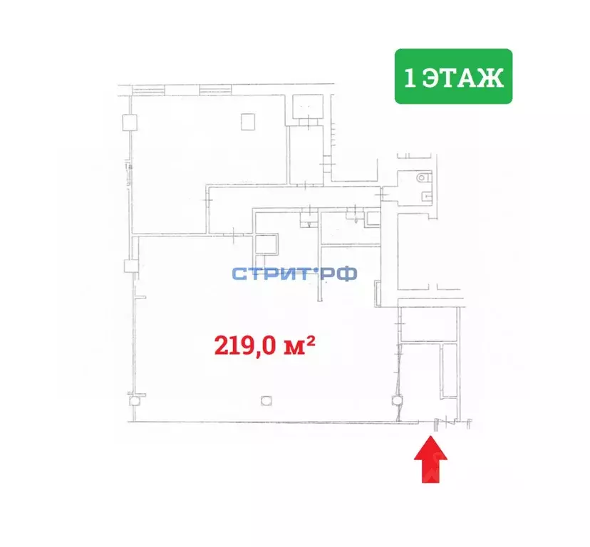 Торговая площадь в Москва Русаковская ул., 22 (219 м) - Фото 2