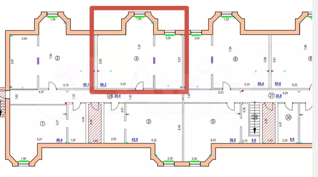 Продам помещение свободного назначения, 60.3 м - Фото 0