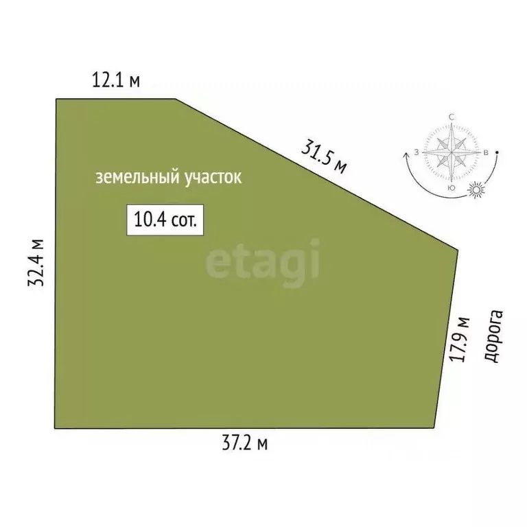 Участок в Саха (Якутия), Якутск ул. Ивана Крафта, 78 (10.42 сот.) - Фото 2