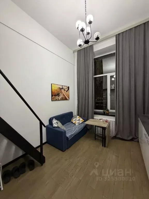 Студия Москва 1-я Хуторская ул., 2К2 (24.0 м) - Фото 1