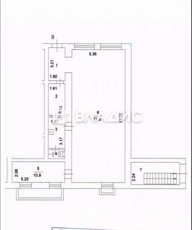 Помещение свободного назначения в Москва Смольная ул., 47 (111 м) - Фото 2