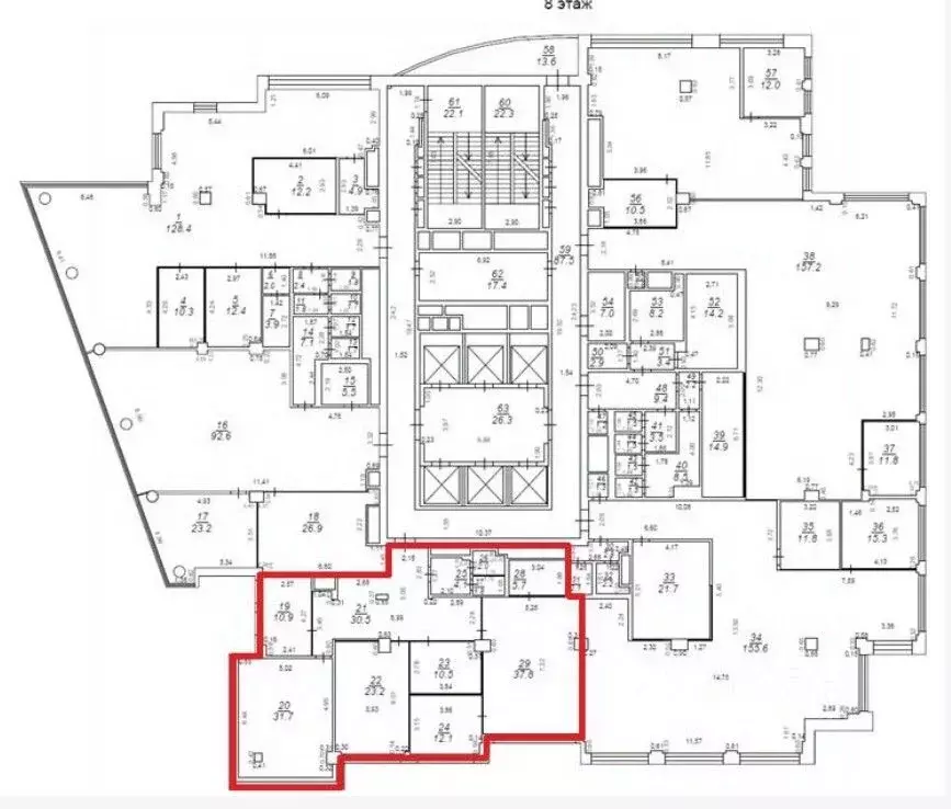 Офис в Москва Ленинский просп., 15А (194 м) - Фото 2