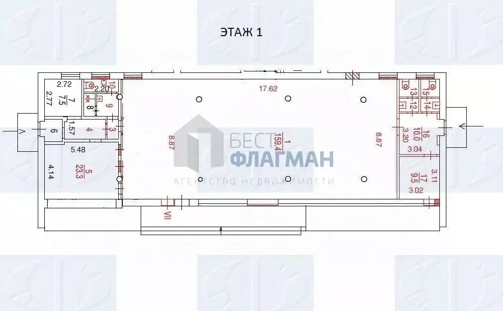 Помещение свободного назначения в Москва Погонный проезд, 12к1 (243 м) - Фото 2