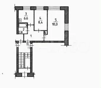 Аукцион: 2-к. квартира, 42,1 м, 1/4 эт. - Фото 0