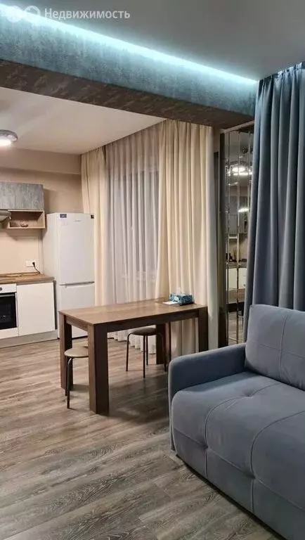 1-комнатная квартира: Южно-Сахалинск, улица Ленина, 563к1 (32 м) - Фото 1