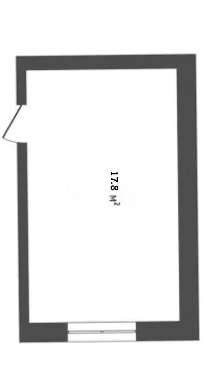 1к в -комнатной квартире (17.8 м) - Фото 1