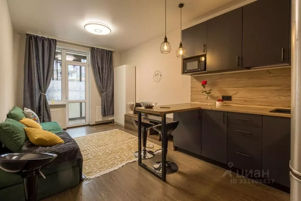 Студия Санкт-Петербург ул. Летчика Лихолетова, 14к2 (24.5 м) - Фото 2