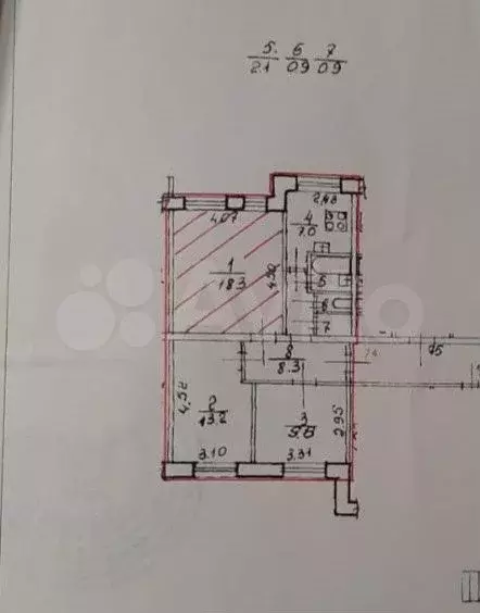 Комната 18,3 м в 3-к., 1/12 эт. - Фото 0