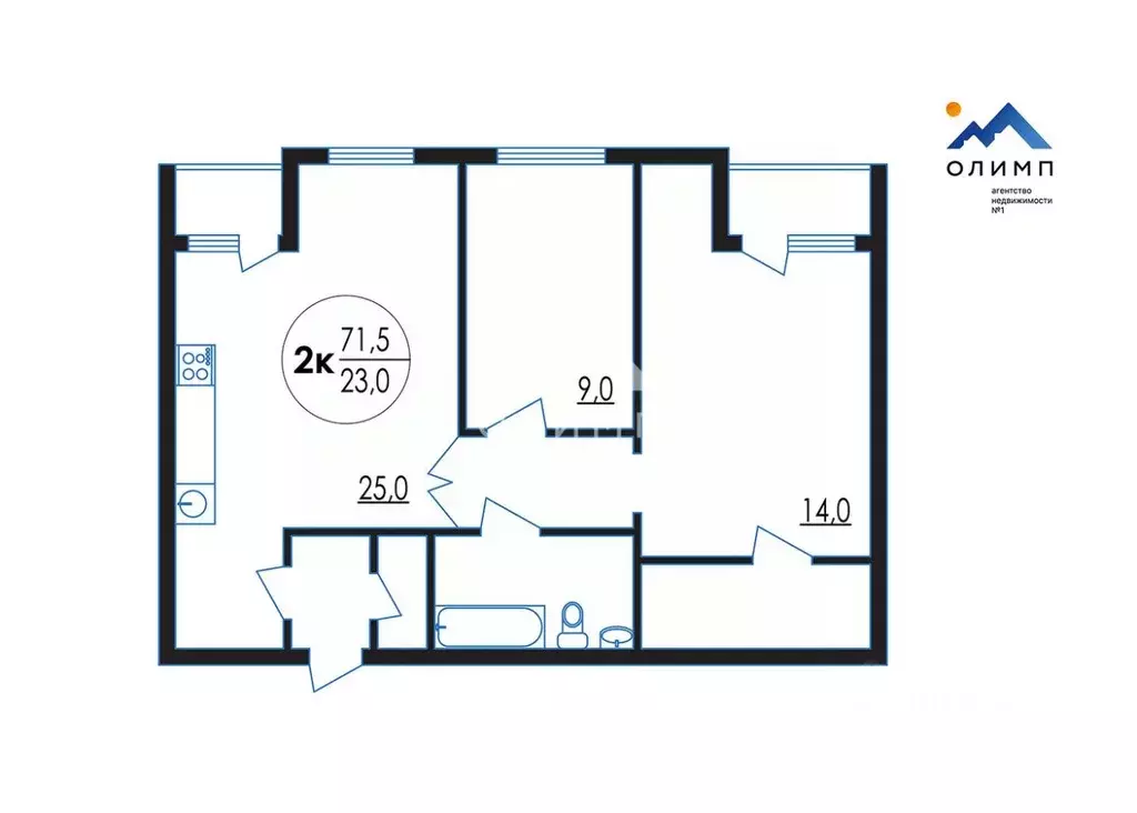 3-к кв. Ярославская область, Ярославль ул. Панина, 56 (71.5 м) - Фото 2