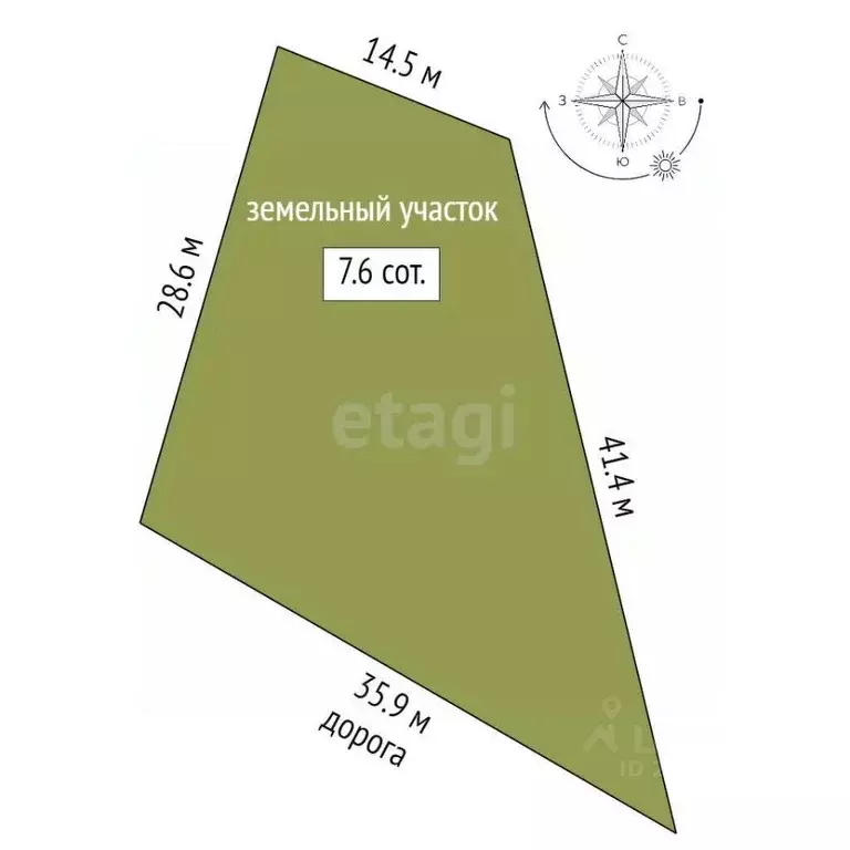 Участок в Калининградская область, Зеленоградский муниципальный округ, ... - Фото 2