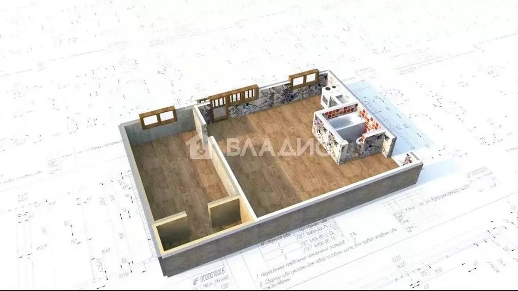 2-к кв. Иркутская область, Ангарск 95-й кв-л, 6 (45.1 м) - Фото 2