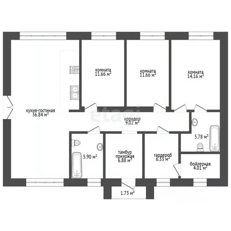 Дом в Ярославская область, Ярославский муниципальный округ, пос. ... - Фото 1