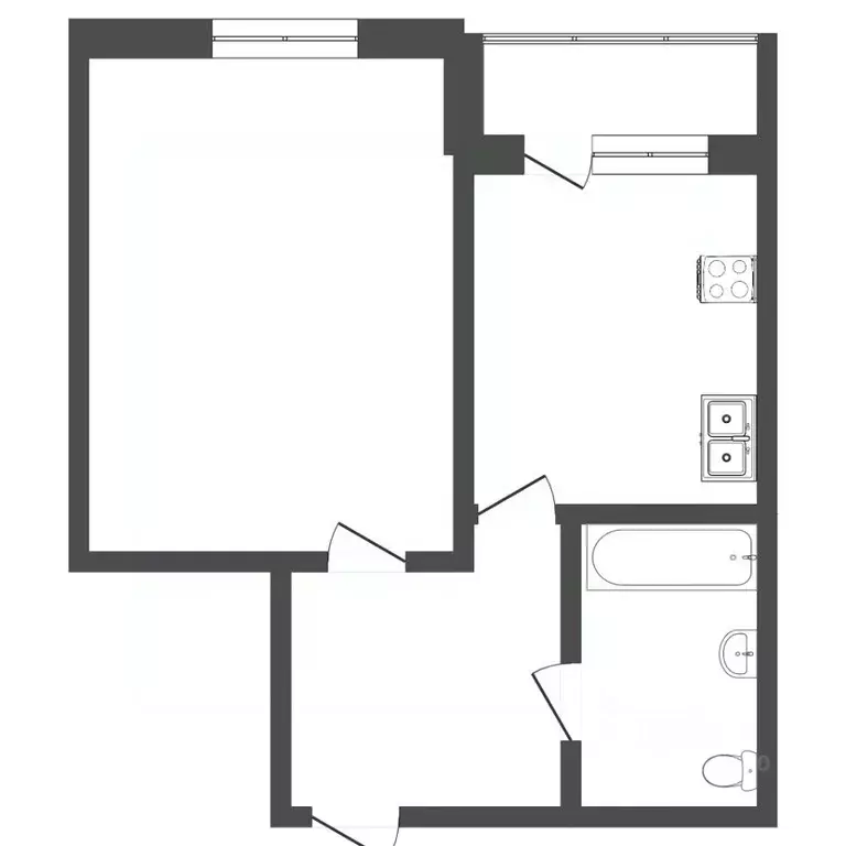 1-к кв. Тюменская область, Тюмень ул. Вересковая, 9 (49.6 м) - Фото 1