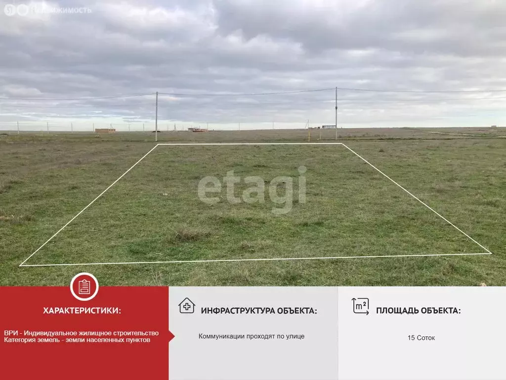 Участок в Сакский район, Суворовское сельское поселение, село Великое, ... - Фото 2