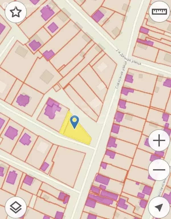 Участок в Энгельс, Совхозная улица (7.08 м) - Фото 1
