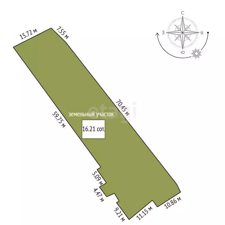 Дом в деревня Синицына, Береговая улица (36.1 м) - Фото 1