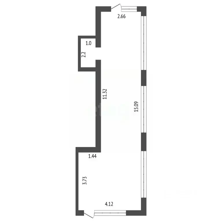 Торговая площадь в Мордовия, Саранск просп. Ленина, 13А (48 м) - Фото 2