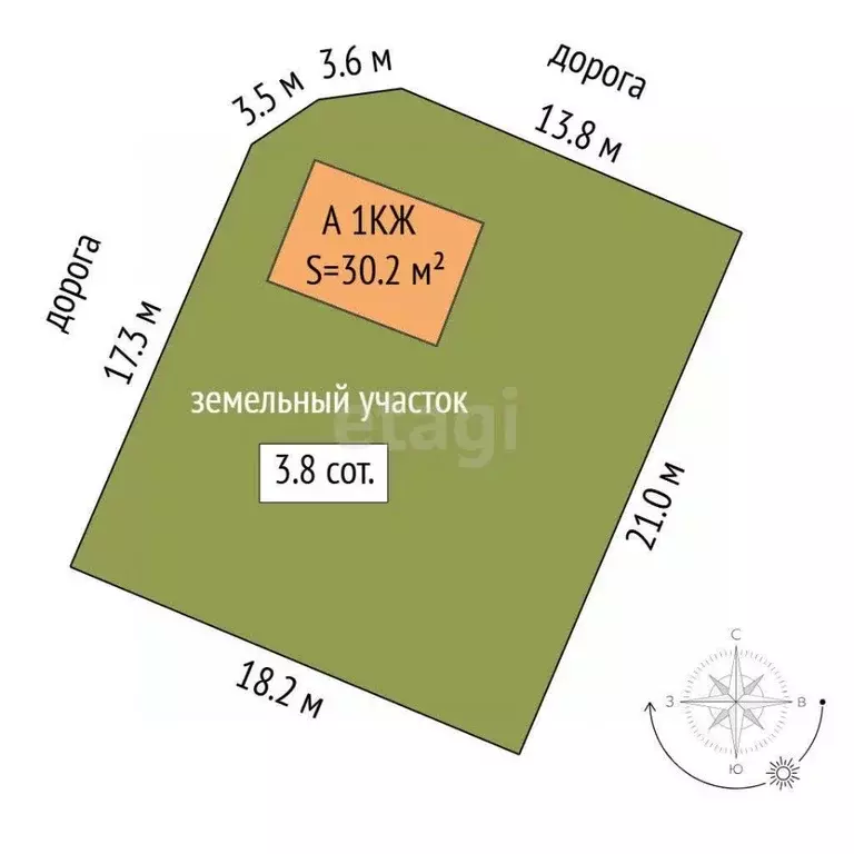 Дом в Тюменская область, Тюмень Мелиоратор СНТ, ул. Плодовая (30 м) - Фото 1