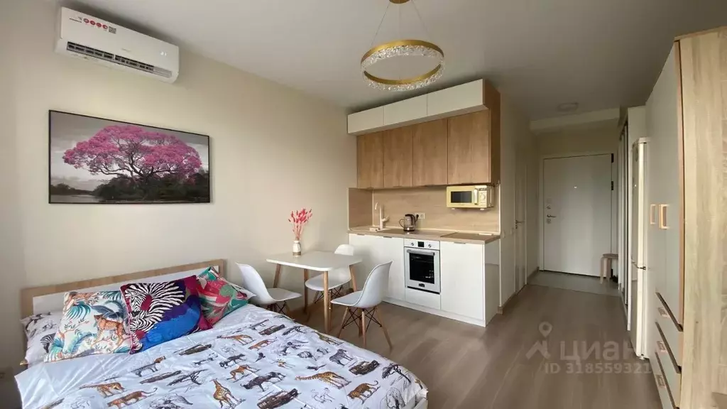 Студия Москва ул. Летчика Осканова, 6 (23.6 м) - Фото 1
