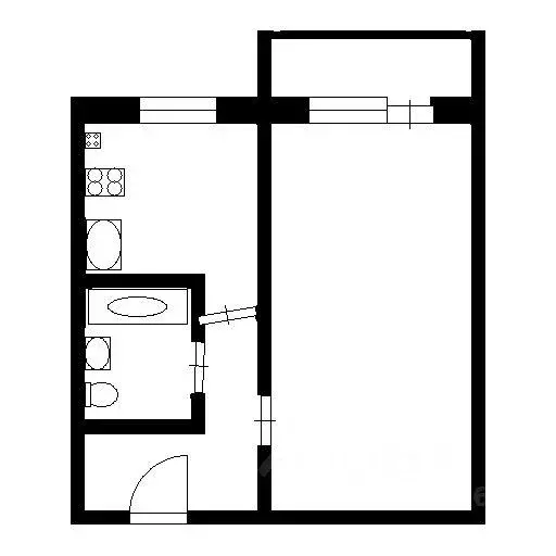 Квартира, 1 комната, 29.3 м - Фото 2