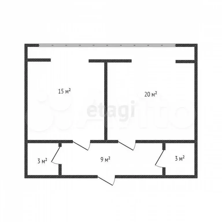 1-к. квартира, 50 м, 1/14 эт. - Фото 0
