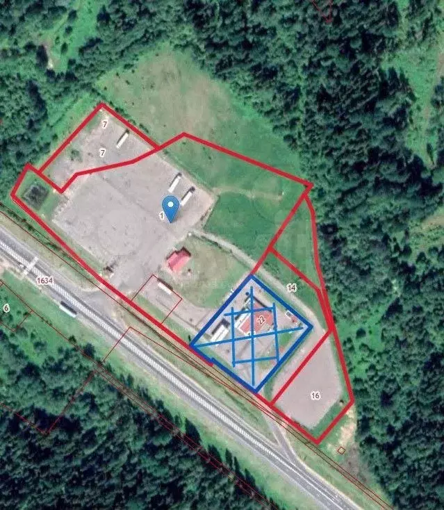 Продам асфальтированный участок и здание, 4 га - Фото 0