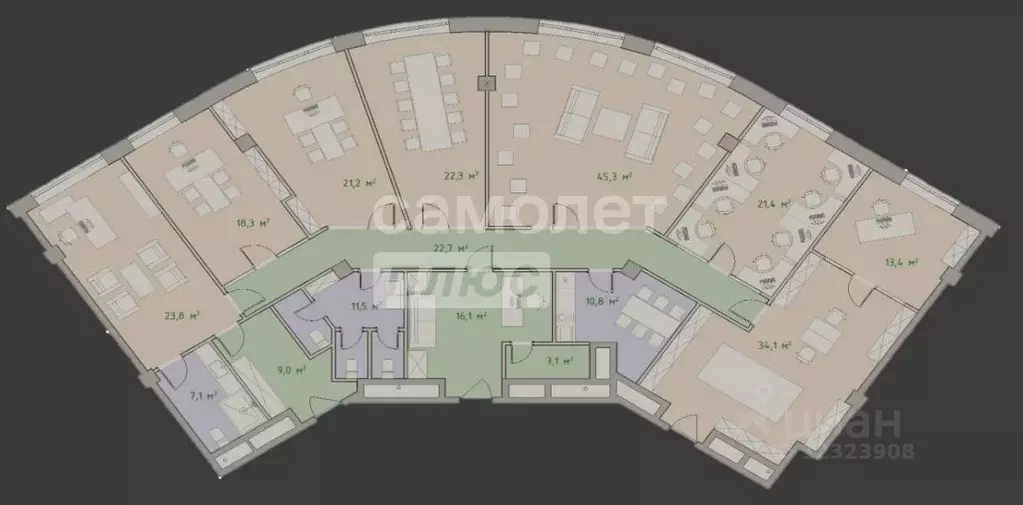 6-к кв. Москва Мосфильмовская ул., 74Б (284.0 м) - Фото 2