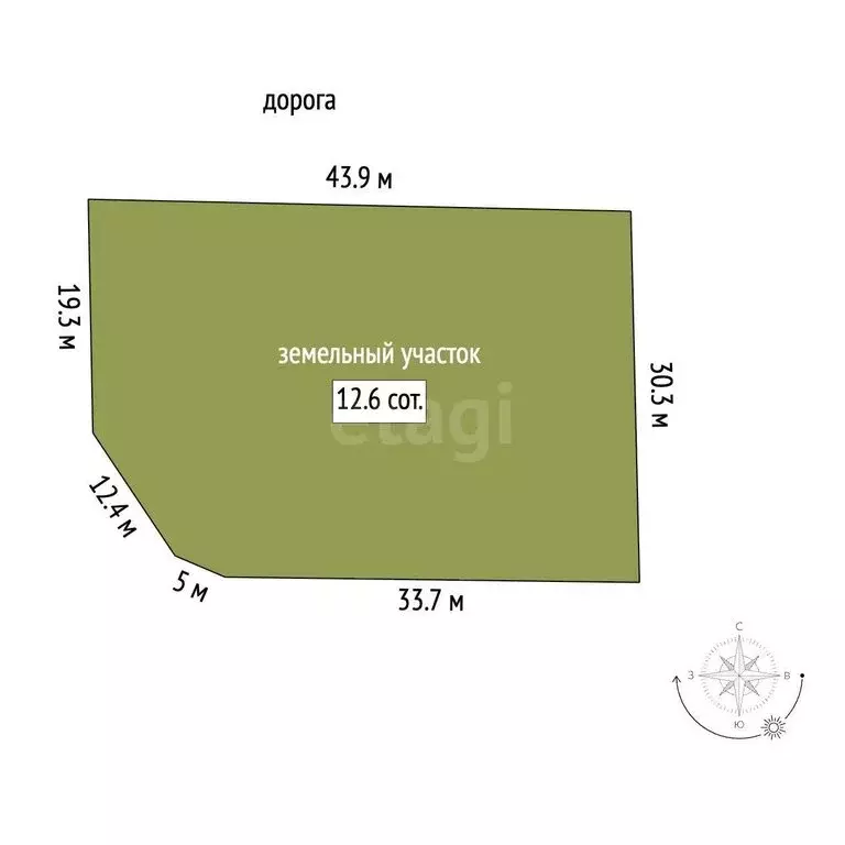 Участок в Омск, территория СОСН Омь-2 (12.64 м) - Фото 1