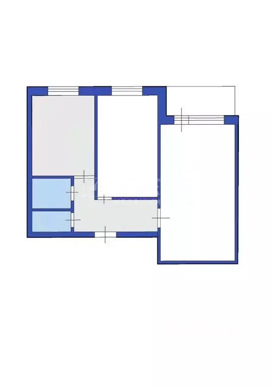 2-к кв. Кемеровская область, Кемерово просп. Ленина, 65 (43.5 м) - Фото 2