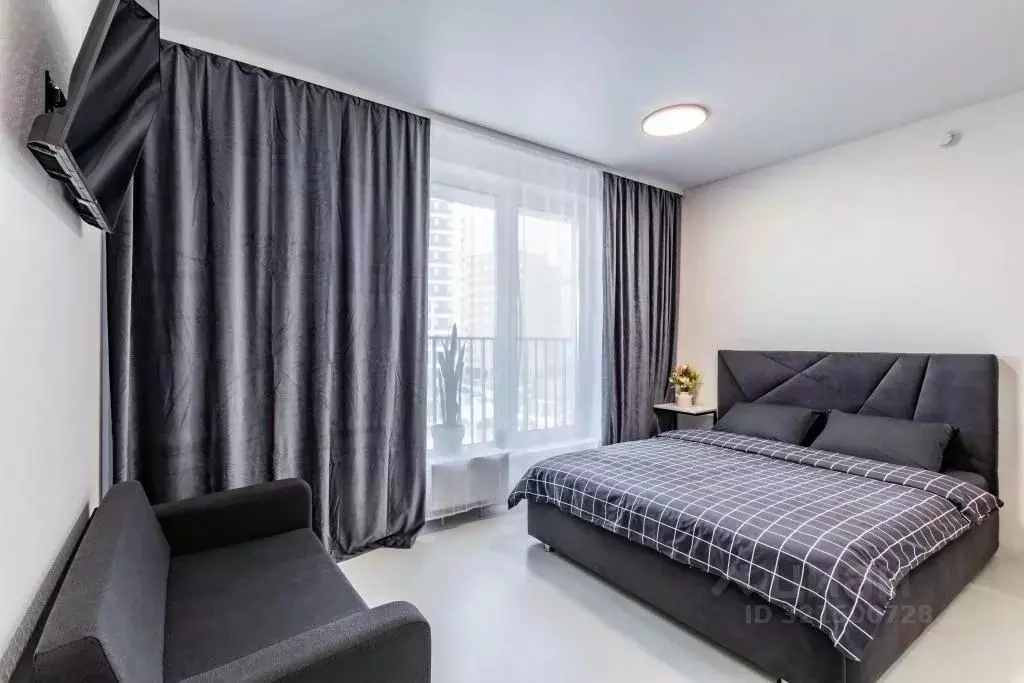 1-к кв. Свердловская область, Екатеринбург тракт Сибирский, 24Д (25.0 ... - Фото 1