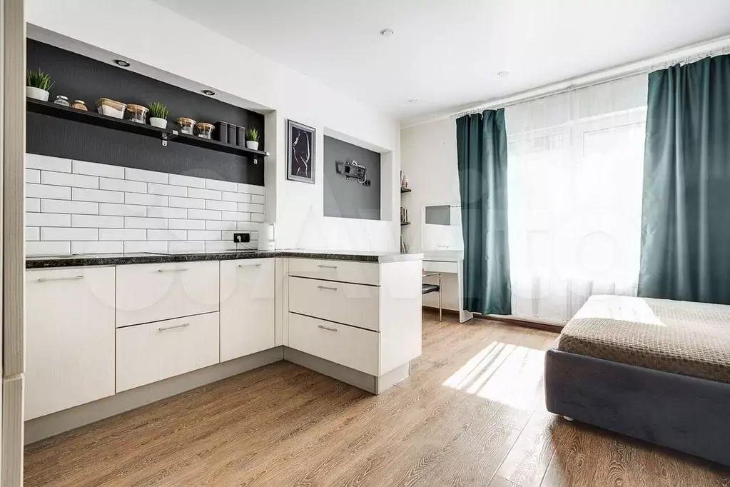 Квартира-студия, 32,9 м, 2/15 эт. - Фото 1