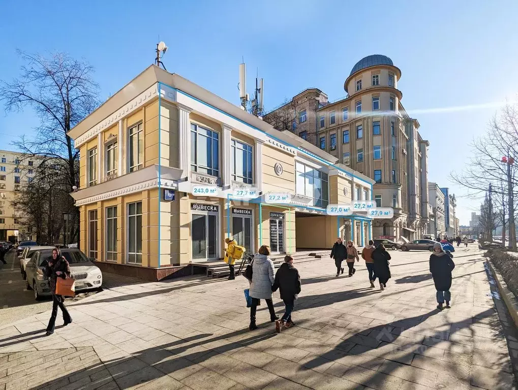 Торговая площадь в Москва Большая Садовая ул., вл6-8 (243 м) - Фото 0