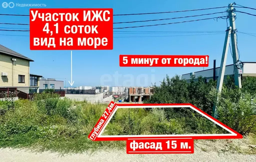 Участок в Анапа, улица Петра Коваленко (4.12 м) - Фото 0