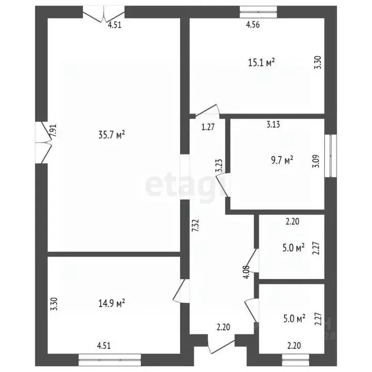 Дом в Владимирская область, Муром с. Лазарево, ул. 75 лет Победы, 37 ... - Фото 1