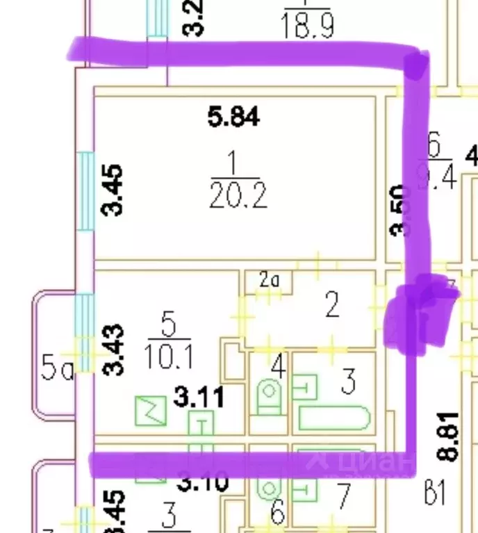 1-к кв. Москва Новопеределкинская ул., 15 (40.0 м) - Фото 0