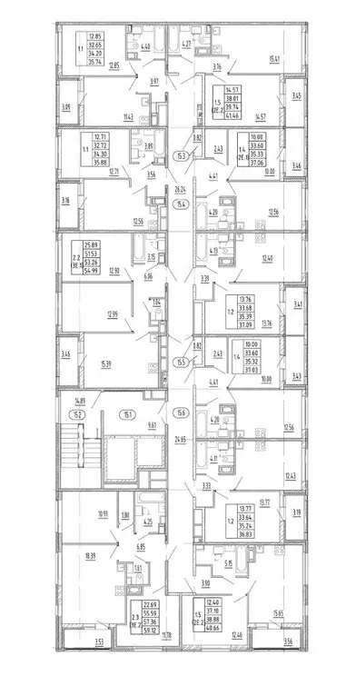 2-к кв. Санкт-Петербург аллея Арцеуловская, 7к1 (52.63 м) - Фото 1