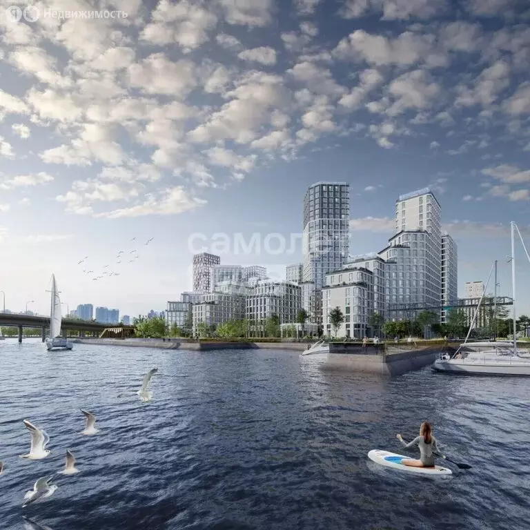 3-комнатная квартира: Москва, набережная Марка Шагала, 11к2 (65.7 м) - Фото 2