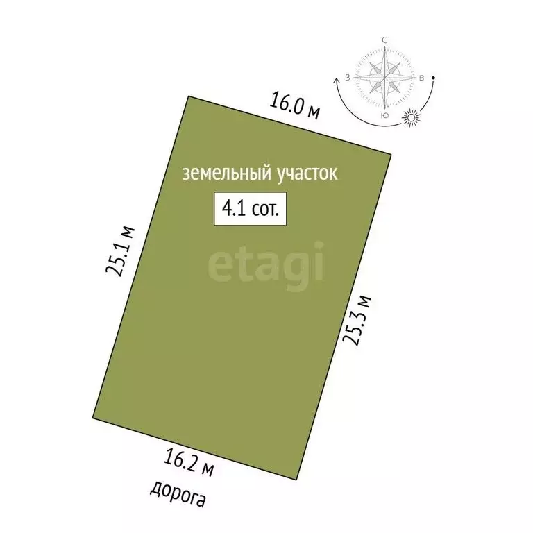 Участок в Миасс, СНТ ЖБИ (4.1 м) - Фото 1