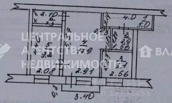 2-к кв. Рязанская область, Рыбновский район, пос. Глебково 3 (43.4 м) - Фото 2