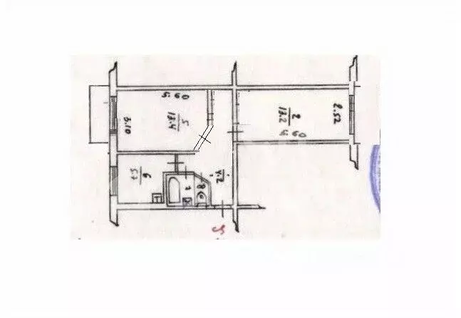 2-к кв. Московская область, Королев Полевой проезд, 8 (44.7 м) - Фото 2