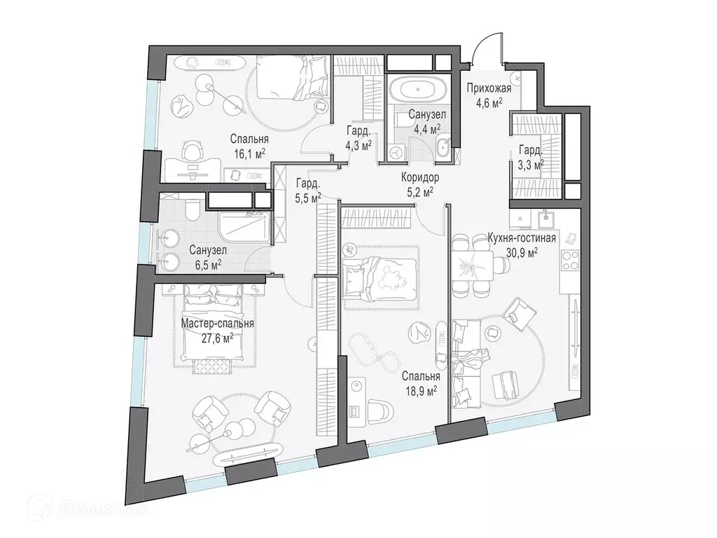 Продаётся 3-к квартира, 116.5 м - Фото 0